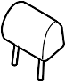 View Seat. back end. Cover. Headrest, center. Headrest, outer.  Full-Sized Product Image