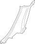 Interior Quarter Panel Trim Panel (Upper, Lower)