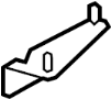 8P0803851J Floor Pan Crossmember Bracket (Front)