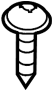 View Bolt. Screw. Grille. Headlight. (Rear, Upper, Lower) Full-Sized Product Image