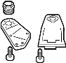 Image of Headlight Hardware Kit. Headlight Restoration Kit. Repair kit. A kit that contains all. image for your 2025 Audi A5   