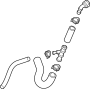 Image of HVAC Heater Hose image for your Audi Q5  