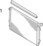 View Radiator Air Seal (Upper) Full-Sized Product Image