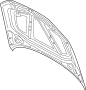 Image of Hood Panel image for your 2018 Audi S7   