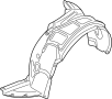 Image of Fender Splash Shield (Front, Rear, Lower) image for your 2025 Audi Q4 e-tron   