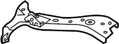 8V0821136B Fender Bracket (Lower)