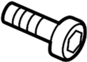 Image of Bolt. Cable.  A screw that is used to. image for your Porsche
