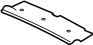 Image of Sunroof. Cover. (Rear). A component which. image for your 2021 Audi A6 3.0L V6 MILD HYBRID EV-GAS (MHEV) A/T Quattro Premium Plus Sedan 
