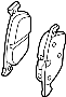 View Disc Brake Pad Set (Rear) Full-Sized Product Image