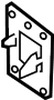 View Bracket. Rail. End. Plate. (Rear, Lower) Full-Sized Product Image