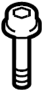 View Bolt. Headlight. Mount. Screw. Repair.  Full-Sized Product Image