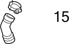 View Clamp. Hose. Pressure. (Front, Rear, Upper, Lower) Full-Sized Product Image