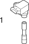 View Direct Ignition Coil Boot. Ignition coil connector. Spark Plug Boot.  Full-Sized Product Image