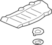5Q7825701 Floor Pan Heat Shield (Rear)