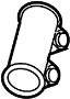 View Clamp. Muffler. Pipe. (Front, Rear) Full-Sized Product Image