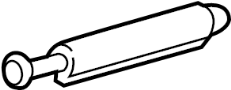 8V7871795 Convertible Top Hydraulic Cylinder