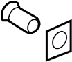 8V7898994A Convertible Top Hydraulic Cylinder Hardware Kit