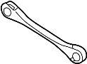 5Q0501529C Arm. Lateral. (Rear, Upper)