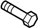 View Bolt. Arm. Trailing. Bracket. Mount. (Rear) Full-Sized Product Image