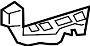 View Bumper Cover Support Rail (Lower) Full-Sized Product Image