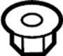 Image of Nut. Transmission. Mount. (Rear). A solid metal or plastic. image for your Porsche