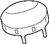 View Cap. Mount. Cover. (Upper) Full-Sized Product Image