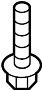 View Bolt. Column. Steering. Stabilizer. (Front, Rear, Upper) Full-Sized Product Image