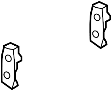 Image of Plate. Panel. Insulator. Rocker. A bracket for a rocker. image for your 2013 Audi Q7   