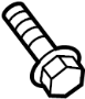 View Suspension Shock Absorber Mounting Bolt (Upper) Full-Sized Product Image