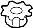 View Nut. RETAINER. Cover. Spare. Tire.  Full-Sized Product Image