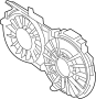 8E0121207F Engine Cooling Fan Shroud