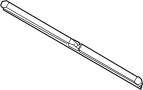 View Windshield Wiper Blade (Front) Full-Sized Product Image