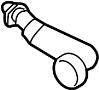 View Cabin Air Temperature Sensor Aspirator Tube. Hose. HVAC Duct Adapter.  Full-Sized Product Image