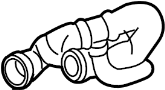 View Hose. Adapter. Connector. (Upper, Lower) Full-Sized Product Image