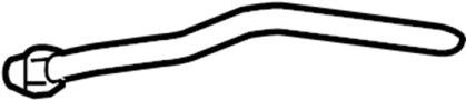 View AC hose. AC line. Pipe. (Rear) Full-Sized Product Image