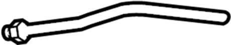 View AC hose. AC line. Pipe. (Rear) Full-Sized Product Image