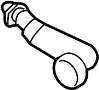 View Cabin Air Temperature Sensor Aspirator Tube. Hose. HVAC Duct Adapter.  Full-Sized Product Image