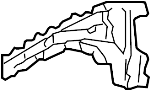 View Body A-Pillar Reinforcement Plate (Front, Lower) Full-Sized Product Image 1 of 2