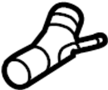 View Hose. Coupling. (Upper) Full-Sized Product Image