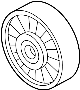 Image of Accessory Drive Belt Idler Pulley image for your 2013 Audi S6   