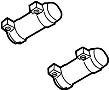 View Clamp. Pipe. Muffler. (Front, Rear) Full-Sized Product Image