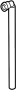View Secondary Air Injection Pump Hose Full-Sized Product Image 1 of 5