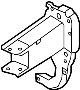 View Bumper Impact Bar Bracket (Front, Rear) Full-Sized Product Image