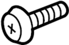 View Screw. License. Bracket. Reinforcement. Plate.  Full-Sized Product Image