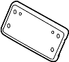View License Plate Frame Full-Sized Product Image