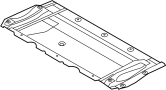 Image of Radiator Support Splash Shield (Front) image for your 2003 Audi A4 3.0L V6 M/T Quattro  Avant Wagon 