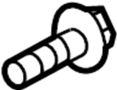 Image of Bolt. (Lower). A threaded rod with a. image for your 2008 Porsche Cayenne