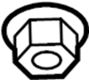 View Nut. Shield. Retainer. (Front, Rear, Lower) Full-Sized Product Image