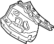 View Floor Pan Heat Shield (Front, Rear) Full-Sized Product Image
