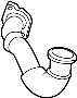 Image of Connector pipe. Exhaust Gas Recirculation (EGR) Cooler. Exhaust Gas Recirculation (EGR) Tube. A... image for your 2024 Audi SQ7   